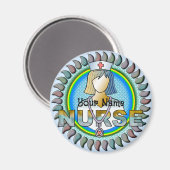 Aimant Infirmière vraiment Cool (Recto/Verso)