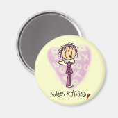 Aimant Infirmières R Anges T-shirts et cadeaux (Recto/Verso)