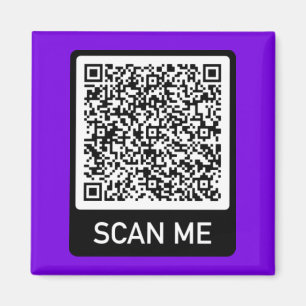 Aimant Informations d'analyse de code QR personnalisées C