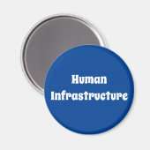 Aimant Infrastructure humaine (Recto/Verso)