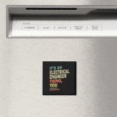 Aimant Ingénieur électrique Titre du travail Cadeau (In Situ (Lave-vaisselle))