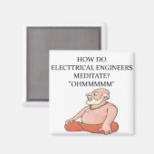 Aimant ingénieur en électricité (Recto/Verso)