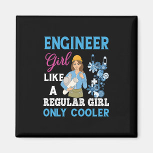 Aimant Ingénieur Fier Ingénieur Fille