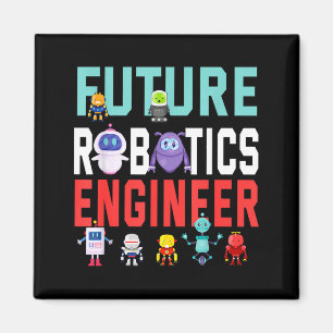 Aimant Ingénieur roboticien de l'avenir Ingénieur robotic