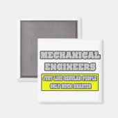 Aimant Ingénieurs mécaniques... beaucoup plus intelligent (Recto/Verso)