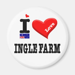 Aimant INGLE FARM - J'aime