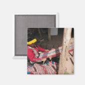 Aimant Ïnka Femme dans le Loom Backstrap (Recto/Verso)