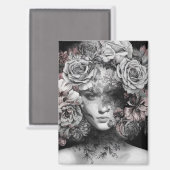 Aimant Inked Blooms: A Tapestry of Surrealism (Recto/Verso)