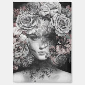 Aimant Inked Blooms: A Tapestry of Surrealism (Recto)