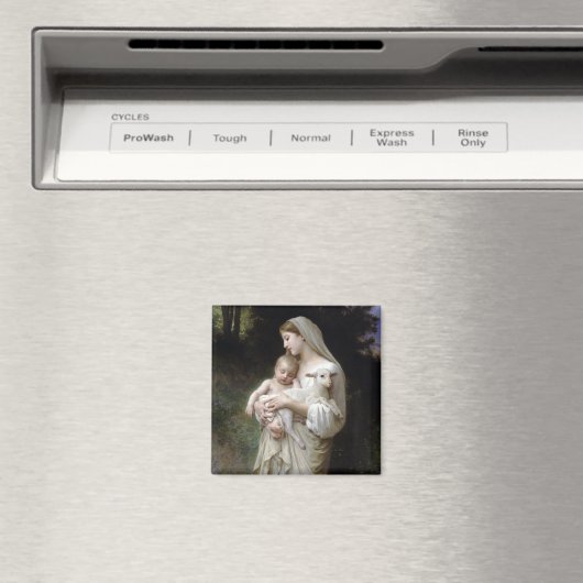 Aimant Innocence (Vierge et Enfant), Bouguereau (In Situ (Lave-vaisselle))