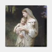 Aimant Innocence (Vierge et Enfant), Bouguereau (Devant)