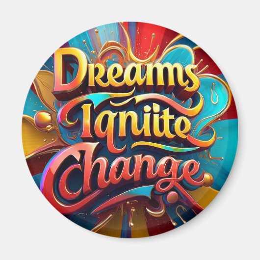 Aimant "Innover, inspirer, stimuler" (Devant)