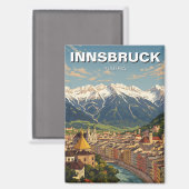 Aimant Innsbruck Autriche Travel (Recto/Verso)