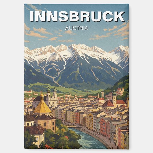 Aimant Innsbruck Autriche Travel (Recto)