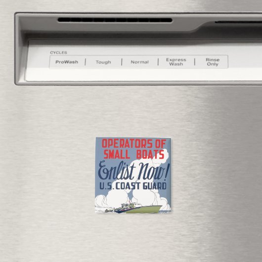 Aimant Inscrivez-vous maintenant ! Garde côtière américai (In Situ (Lave-vaisselle))