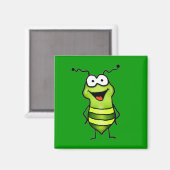 Aimant Insecte heureux (Recto/Verso)