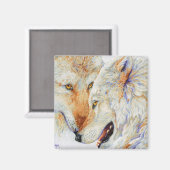 Aimant Inséparable - Wolf Duo (Recto/Verso)