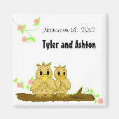 Aimant Inséparables Enregistrer la date (Devant)