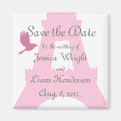 Aimant Inséparables Enregistrer la date (Devant)