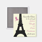 Aimant Inséparables Enregistrer la date (blanc désactivé) (Recto/Verso)