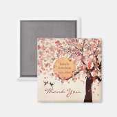 Aimant Inséparables - Le Merci Mariage de automne privilé (Recto/Verso)