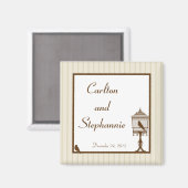Aimant Inséparables Tan/Magnet Mariage Brown (Recto/Verso)