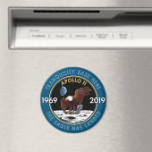 Aimant Insigne de mission du 50e anniversaire d'Apollo 11 (In Situ (Lave-vaisselle))