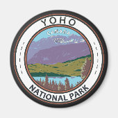 Aimant Insigne du Canada du parc national Yoho (Devant)