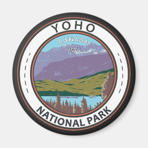 Aimant Insigne du Canada du parc national Yoho