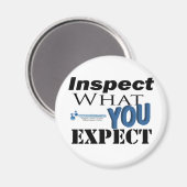 Aimant Inspecter ce que vous attendez (Recto/Verso)