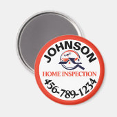 Aimant Inspection professionnelle à domicile (Recto/Verso)