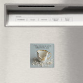Aimant inspirant à motif de tasse à thé cassée (In Situ (Lave-vaisselle))