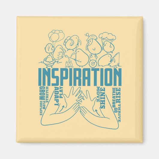 Aimant Inspiration - Conception ASL (Devant)