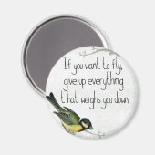 Aimant Inspiration et encouragement (Recto/Verso)