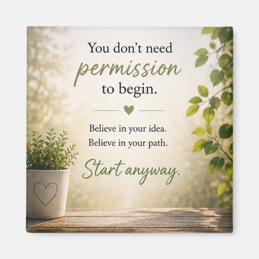 Aimant Inspiration Motivation (Devant)