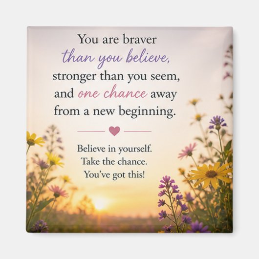 Aimant Inspiration Motivation (Devant)