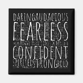 Aimant Inspiration sans peur (Devant)