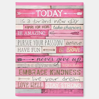 Aimant inspirationnel et motivationnel de Words