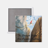 Aimant Inspirationnel - Force - Customisé (Recto/Verso)