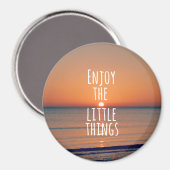 Aimant Inspirationnel Profitez de la petite citation (Recto/Verso)