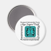 Aimant Inspirations de papillons Cystites interstitielles (Recto/Verso)