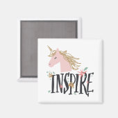 Aimant Inspirer | Gold Mane Unicorn (Recto/Verso)