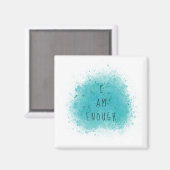 Aimant Inspirer Je Suis Assez Simple Citation D'Affirmati (Recto/Verso)