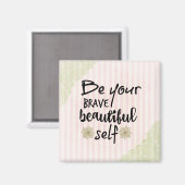 Aimant Inspirer : Soyez vous-même cité (Recto/Verso)