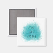 Aimant Inspirer Vous Êtes Assez Simple Citation D'Affirma (Recto/Verso)