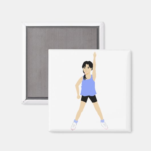 Aimant Instructeur aérobic (Recto/Verso)