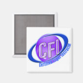 AIMANT INSTRUCTEUR DE VOL CERTIFIÉ DE LOGO DE BORD CFI (Recto/Verso)