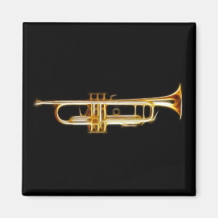 Aimant Instrument de musique de vent de klaxon en laiton