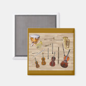 Aimant Instruments de l'Orchestre (Recto/Verso)