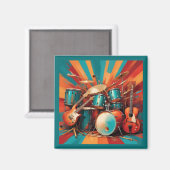 Aimant Instruments de musique (Recto/Verso)